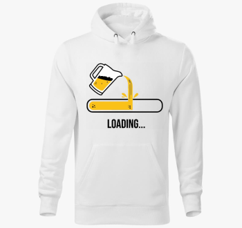 Beer Loading pulover s kapuco