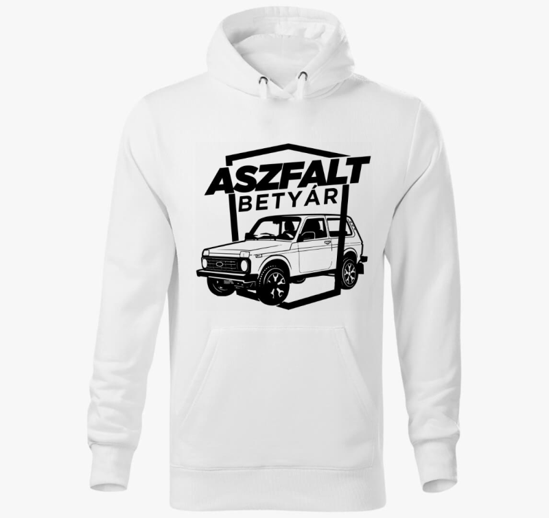 Aszfalt pulover s kapuco