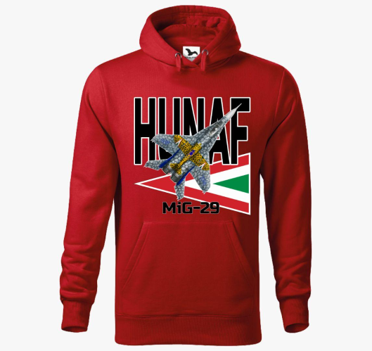 MiG-29 pulover s kapuco