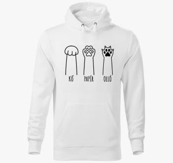 macska pulover s kapuco