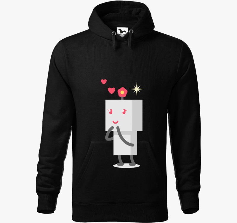 Robot szerelmes dekle pulover s kapuco