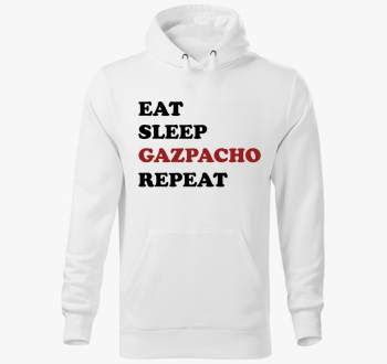 Eat Sleep Gazpacho pulover s kapuco