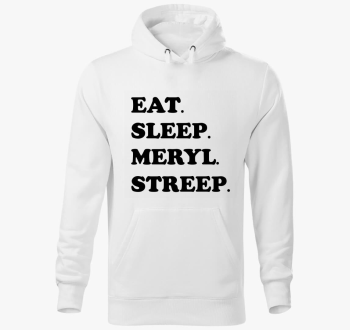 Meryl Streep pulover s kapuco