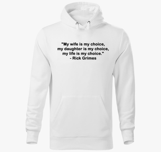Rick Grimes pulover s kapuco
