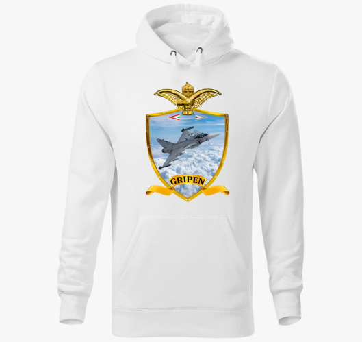 Pajzs Gripen pulover s kapuco