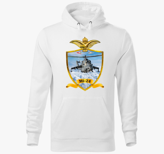 Pajzs Mi-24 pulover s kapuco