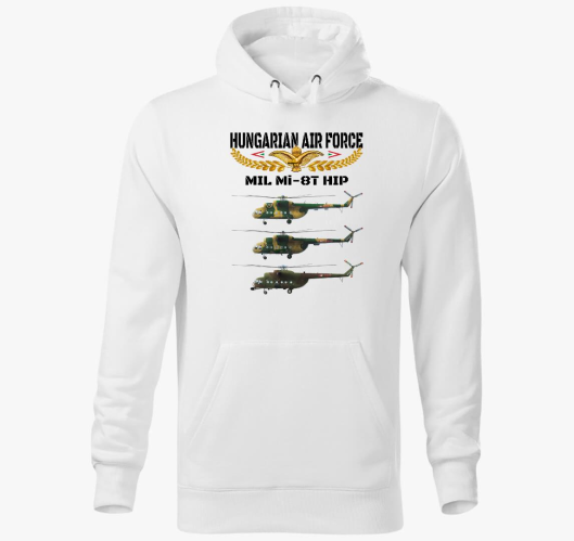 Aranysas Mi-8 pulover s kapuco