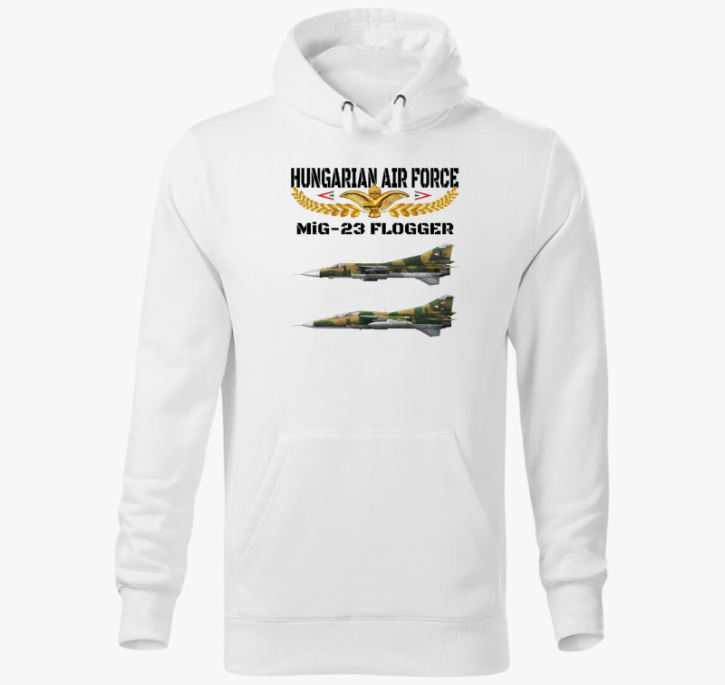 Aranysas MiG-23 pulover s kapuco