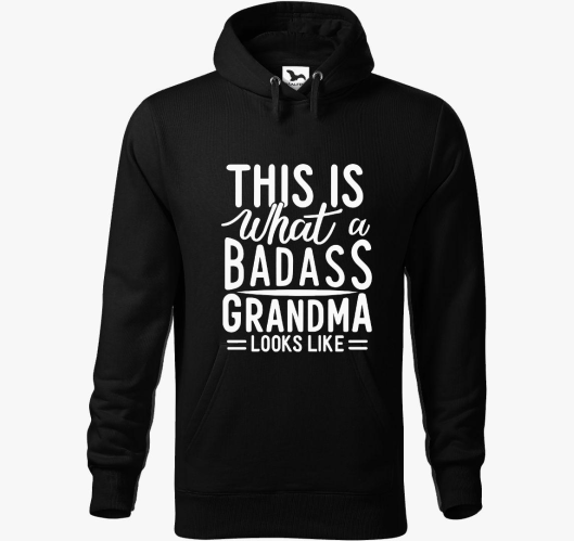 Badass Grandma look pulover s ...