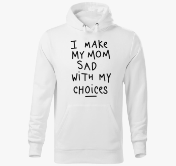 Mom Sad pulover s kapuco