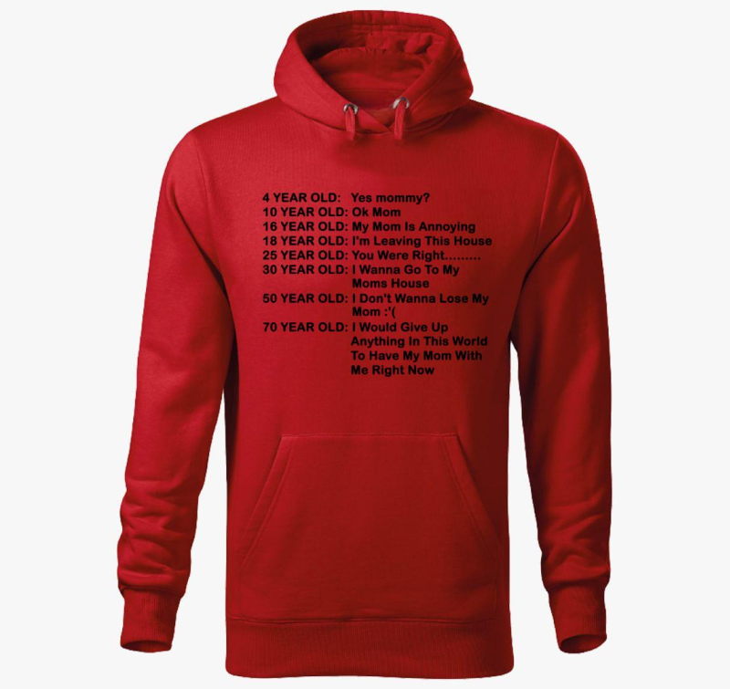 Mother and Child pulover s kapuco