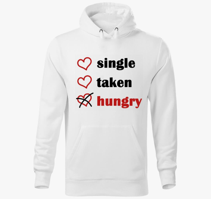 Single Taken Hungry pulover s kapuco