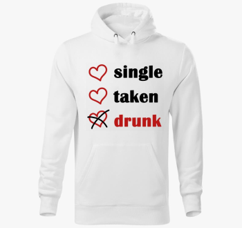 Married Single Drunk pulover s kapuco