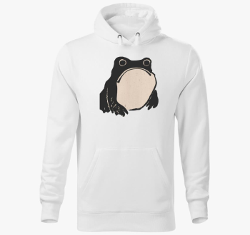 Sad frog vintage pulover s kapuco