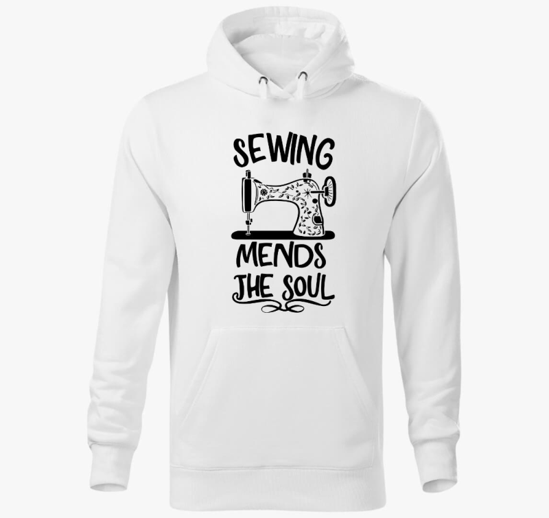 Sewing mends the Soul pulover s kapuco