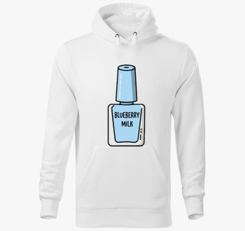 Blueberry Milk pulover s kapuco