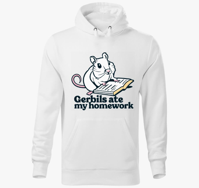 Gerbils homework pulover s kapuco
