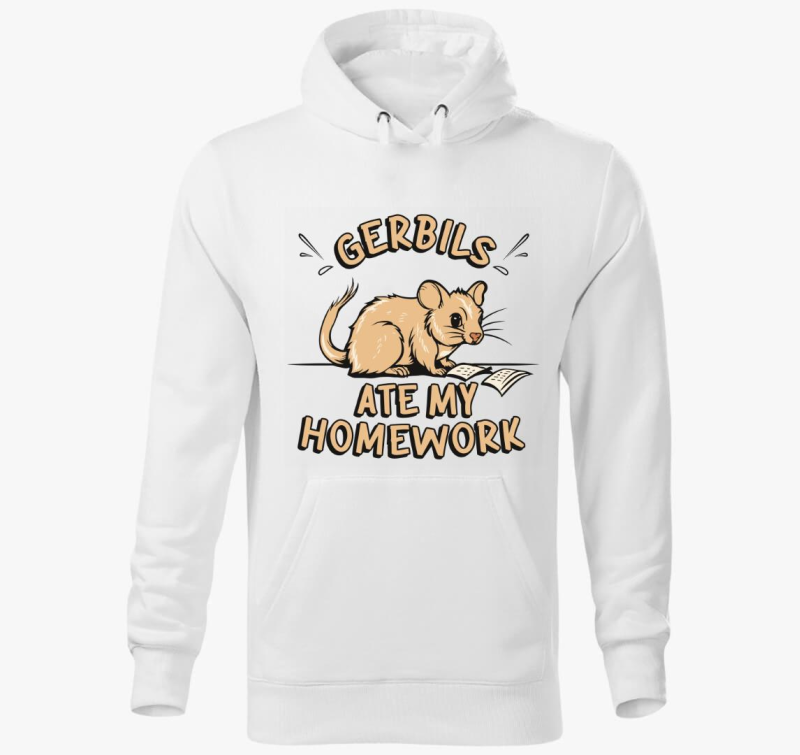 Gerbil homework pulover s kapuco
