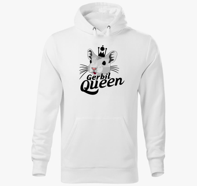 Gerbil Queen pulover s kapuco