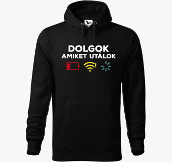 Dolgok amiket smešno pulover s kapuco