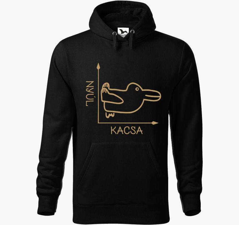 Kacsa smešno pulover s kapuco