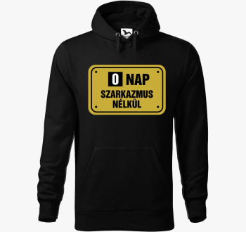 Szarkazmus smešno pulover s kapuco