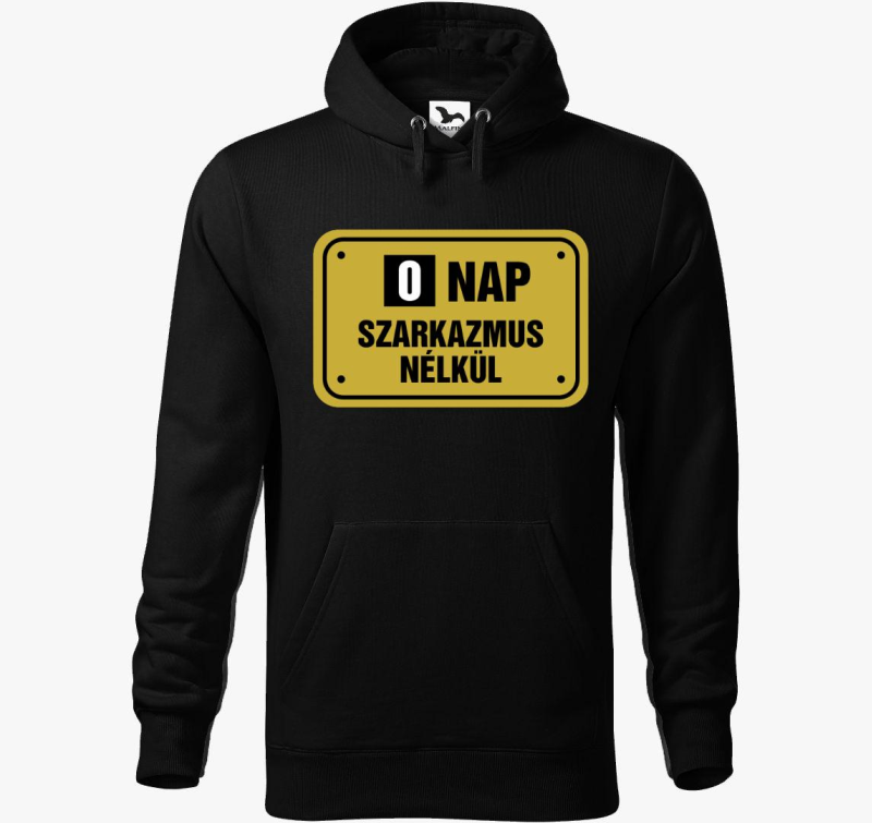 Szarkazmus smešno pulover s kapuco