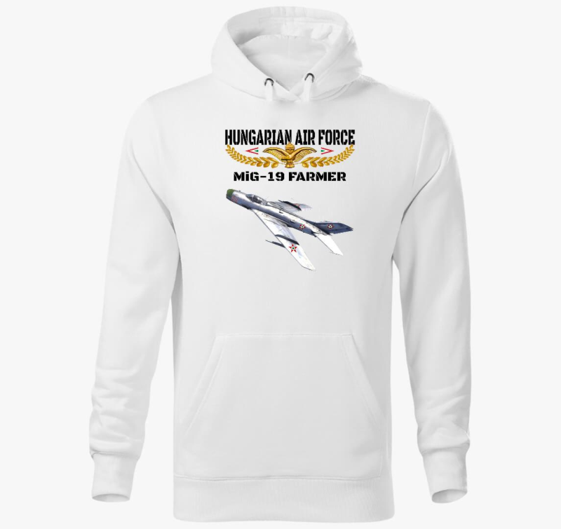 Aranysas MiG-19 pulover s kapuco