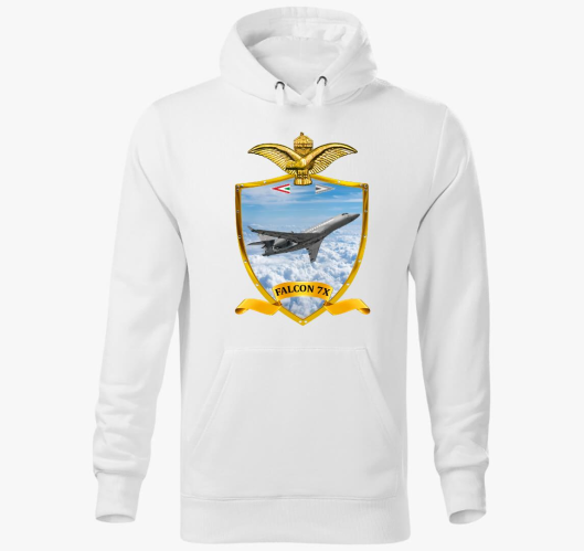 Pajzs Falcon 7X pulover s kapu...