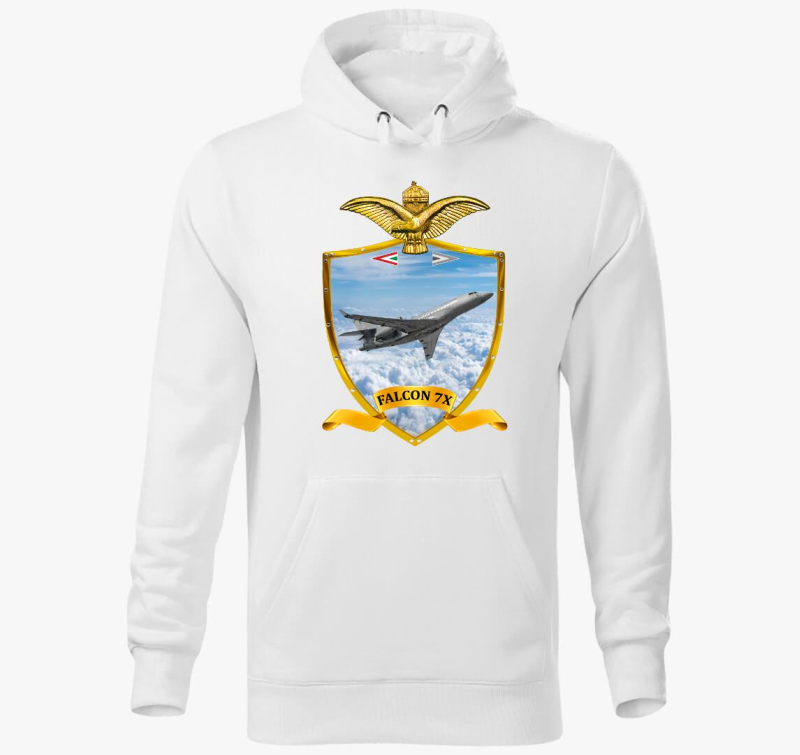 Pajzs Falcon 7X pulover s kapuco