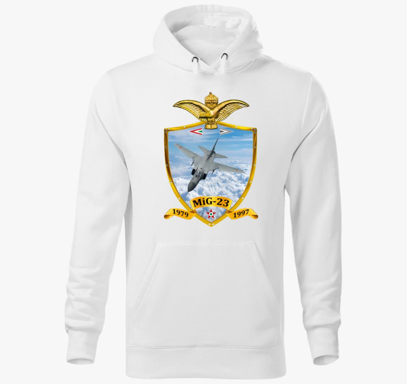 Pajzs MiG-23 pulover s kapuco