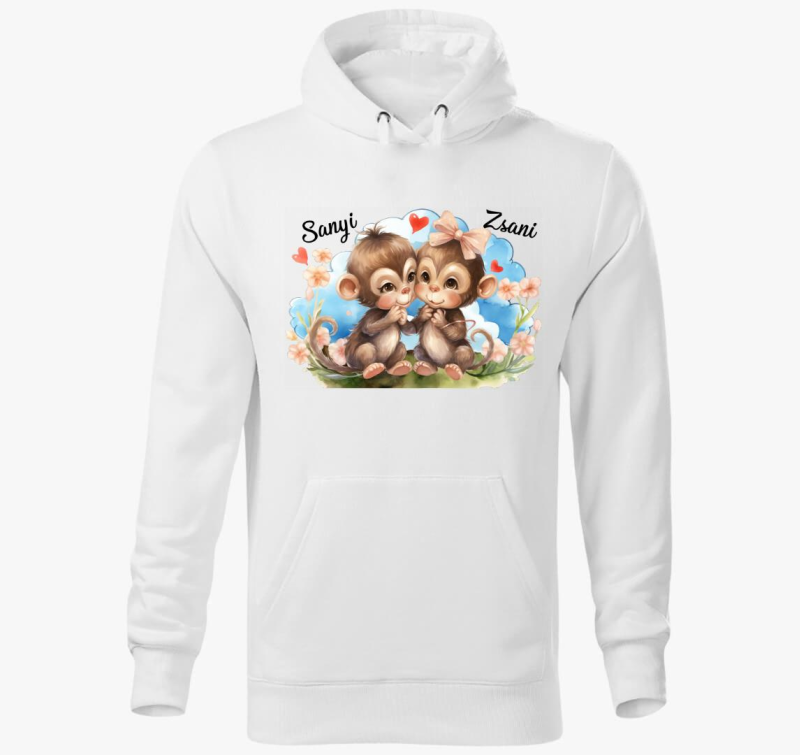 szerelmes Majmok pulover s kapuco