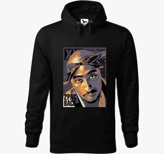 2Pac pulover s kapuco