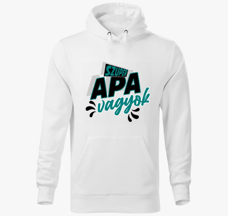 Szuper oče sem pulover s kapuco