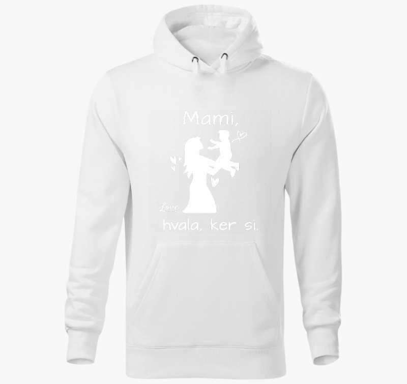 mama, hogy ali pulover s kapuco