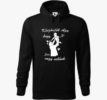 Oče, hogy ali pulover s kapuco