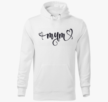 Mum pulover s kapuco