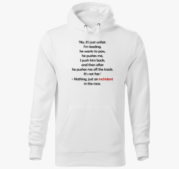 unfair inchident pulover s kapuco