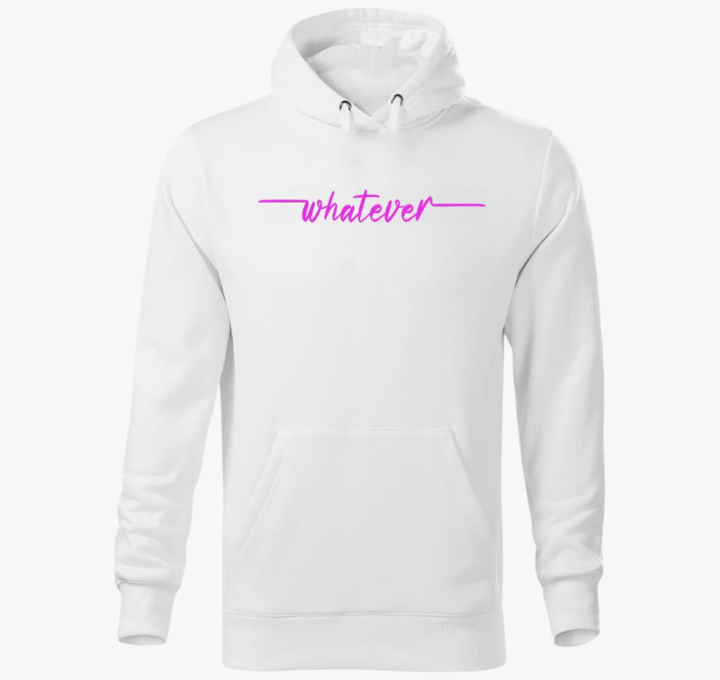 Whatever pink pulover s kapuco