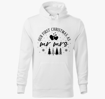 Xmas MR Mrs pulover s kapuco