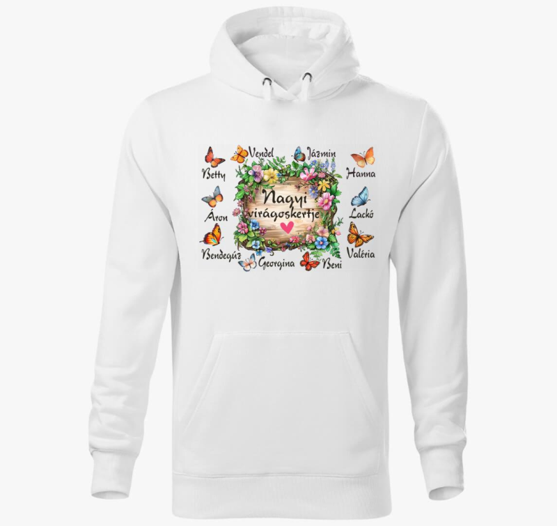 Nagyi sok kis lepke pulover s kapuco