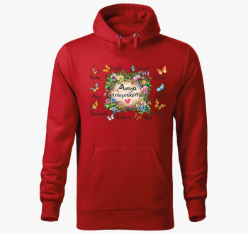 Mama sok kis lepke pulover s kapuco