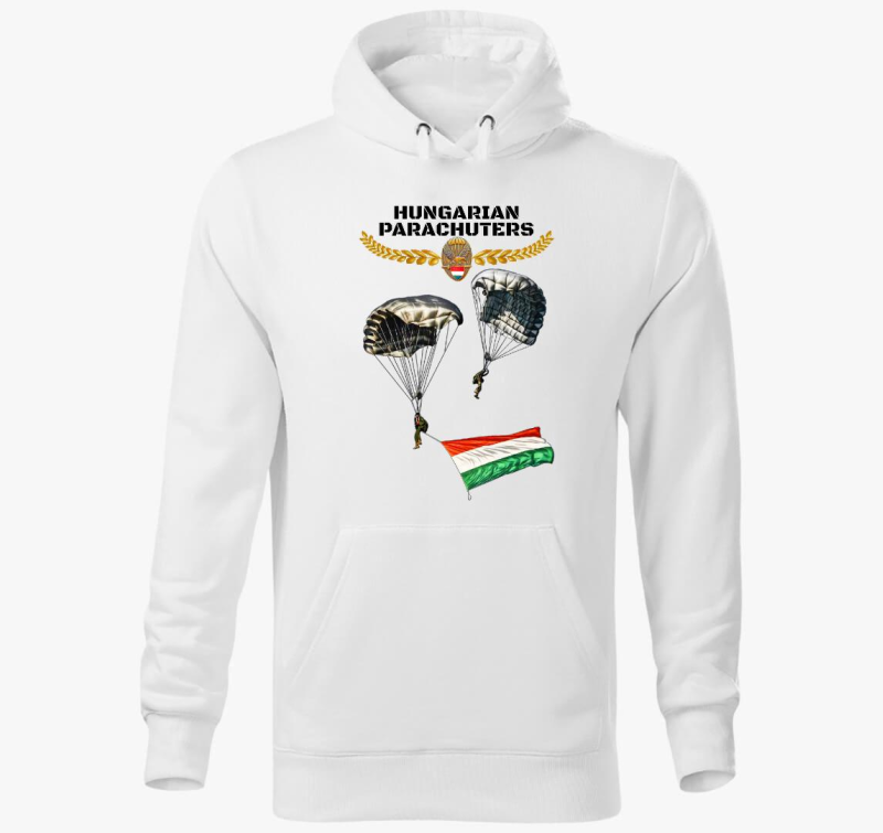 Hungarian Parachuters pulover s kapuco