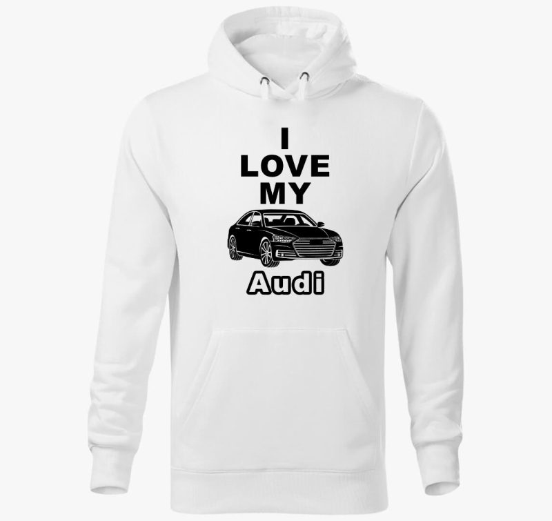 I love my AUDI pulover s kapuco