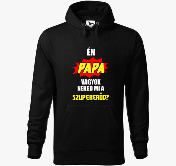 papa sem neked mi pulover s kapuco