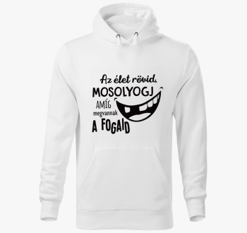 kratek. Mosolyogj megvannak fogaid pulover s kapuco