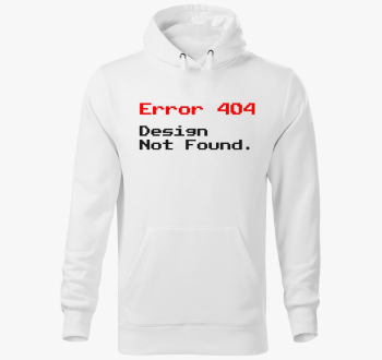 Error 404 Design Not Found pixel pulover s kapuco