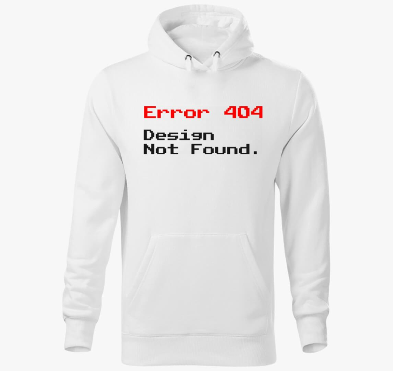 Error 404 Design Not Found pixel pulover s kapuco