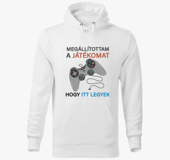 hogy itt legyek gamer pulover s kapuco