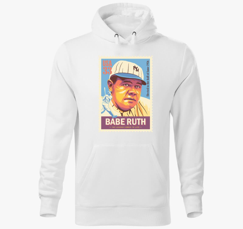Babe Ruth pulover s kapuco